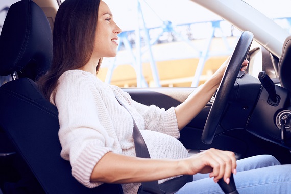 Driving safety tips for expectant mothers